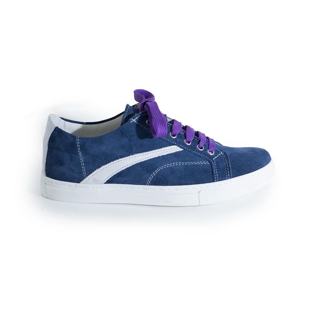 Sneakers uomo in camoscio