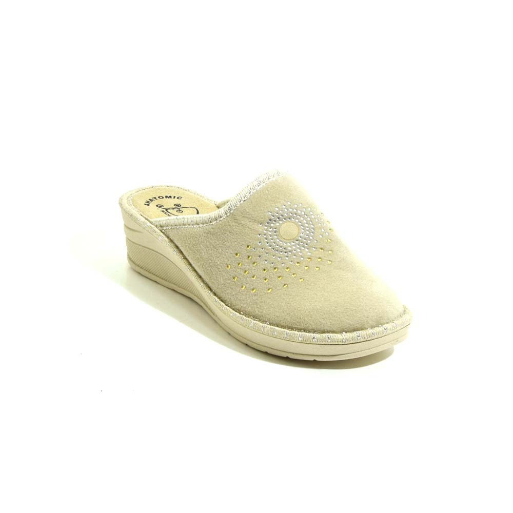Pantofole zeppa cm. 5