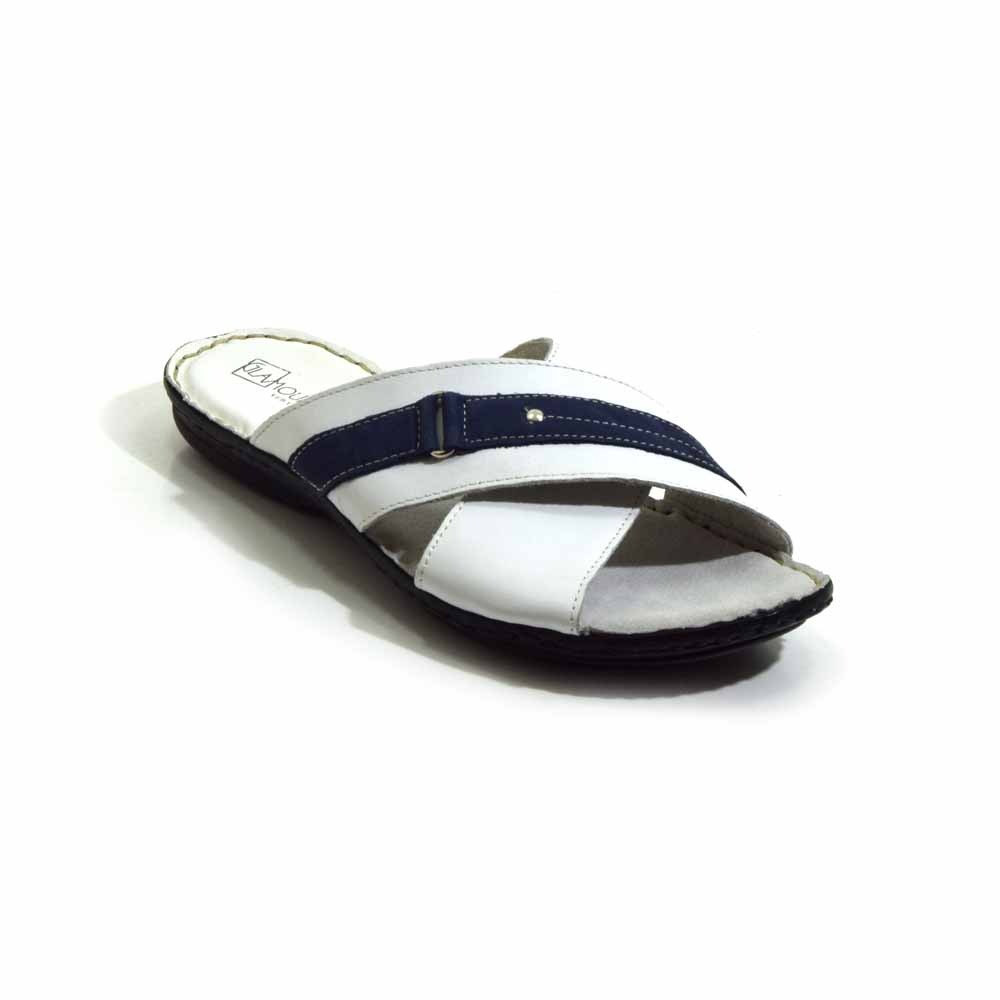 Pantofole uomo con incrocio