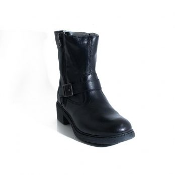 Stivaletto nero borchie
