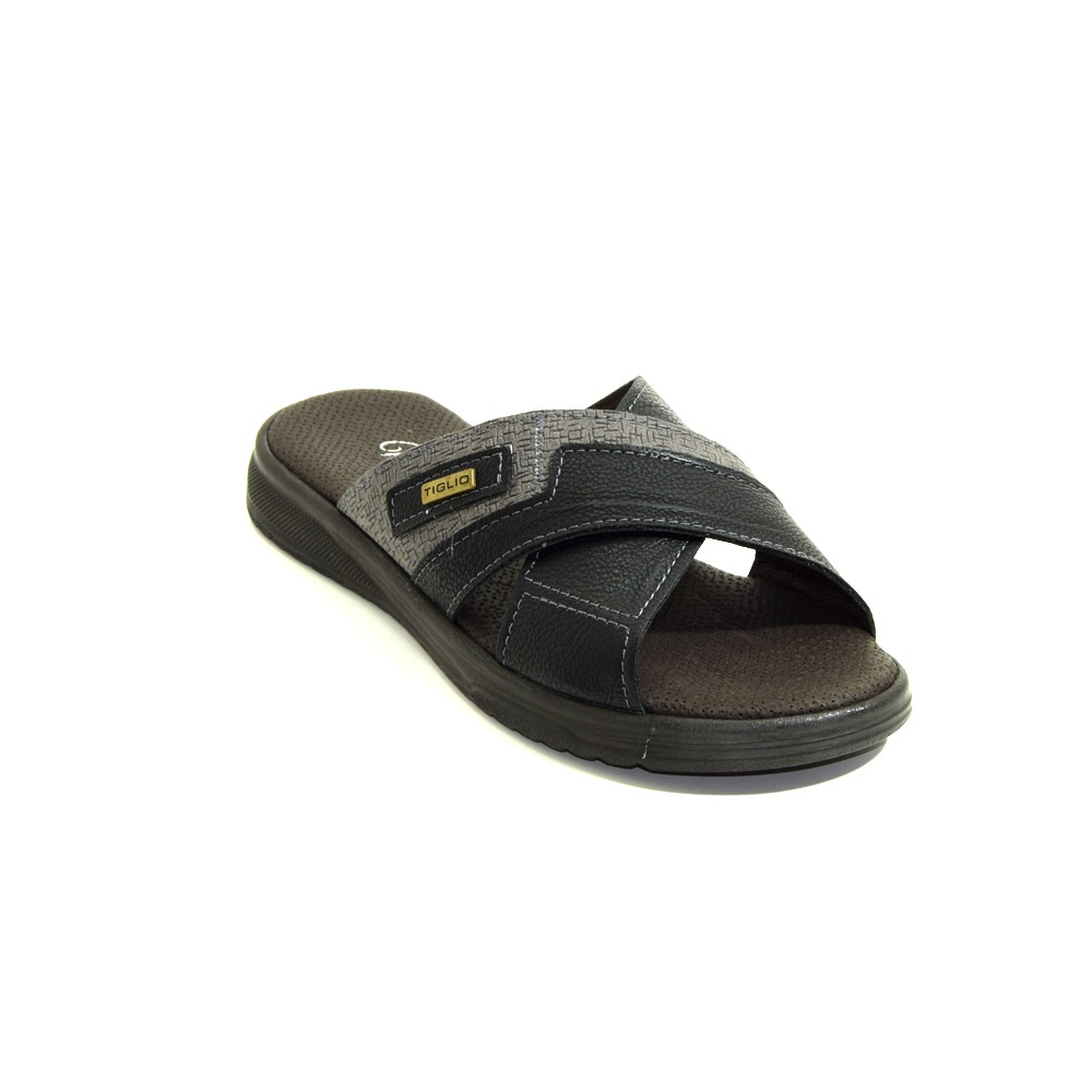 Pantofole uomo incrociate