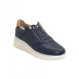 Sneakers lacci e cerniera cinzia soft