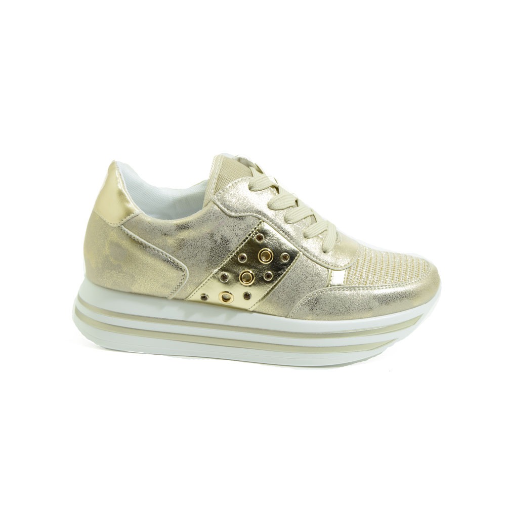 Sneakers donna con lacci - immagine 2